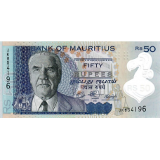 (256) ** PNew (PN65b) Mauritius - 50 Rupees (2021) (Polymer)